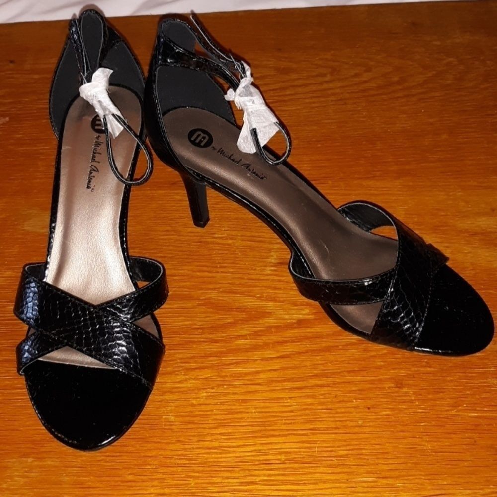 New Michael Antonio Open Toed Ankle Strap Heels 10